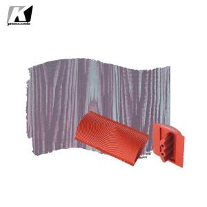 Wholesale 6 Inch 320g Wood Grain Rubber Painting Tool , Ultralight Faux Wood Grain Brush from china suppliers