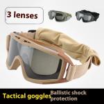 Desert Tactical Goggles-Special Forces- style Protective Eyewear for Military