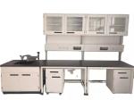 Polypropylene Laboratory Island Bench Stainless Steel Wood Lab Workstation Bench