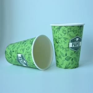 Wholesale Custom Logo 430ml Personalised Paper Cups 12oz Disposable Coffee Cups With Logo from china suppliers