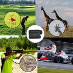 Clear Accurate 700/1000Y Laser Range Finder For Hunting Shooting And Golfing
