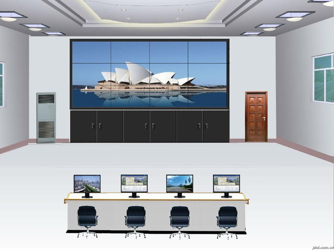 Seamless 49inch TFT LCD Video Wall Display For Advertising