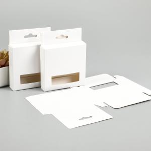 Wholesale Recycled Materials Square Electronic Data Cable Earphone Packaging Cardboard Paper Box from china suppliers