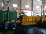 Double Main Cylinder Bale Turn Out Baler Machine For Scrap Metal / Aluminum
