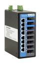 16-port 48VDC Din Rail Mount Ethernet Switch With Rugged High Strength Metal