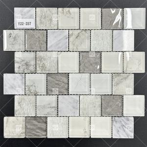 Wholesale Contemporary Style Rectangular Glass Mosaic Tile For Bathroom AAAA from china suppliers