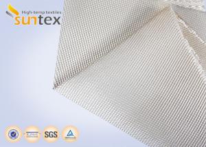 Wholesale 1000C High Temperature Fiberglass Cloth , High Silica Glass Fiber Fabric Fire Barrier Cloth from china suppliers