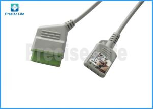 Wholesale Rectange 12 pin to 8 pin 6 lead ECG Monitor Cable Nihon Kohden JC-906P from china suppliers