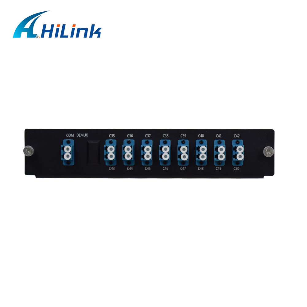 2 Half Sized Slot In 1 Cassette 16CH CWDM Mux Demux 1U LGX LC UPC Connectors