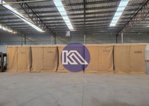 Wholesale Galvanized Sand Wall Defense Barrier Defense Welded Gabion Mesh Defense Bastion Blast Wall from china suppliers