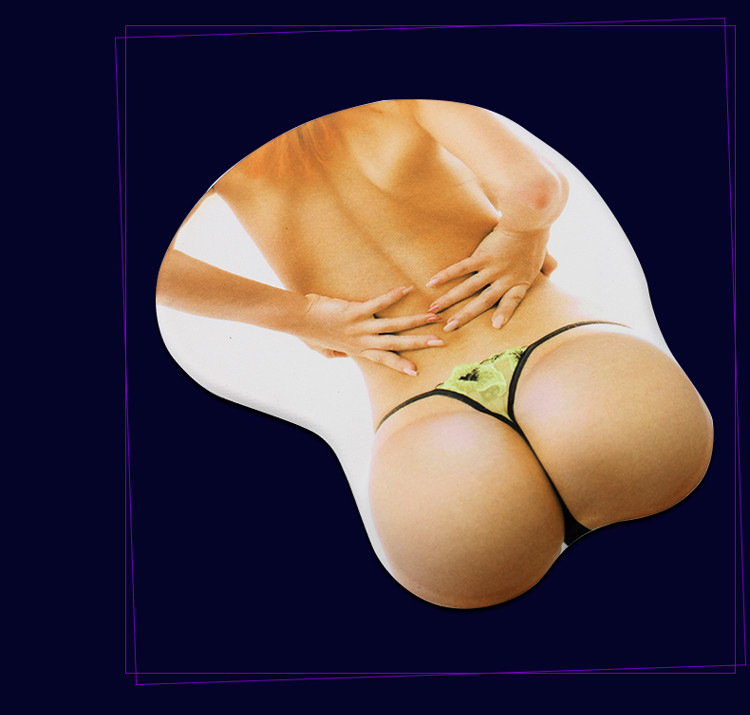Attractive Sexy 3D Mouse Pad With Wrist Support Anime ROHS Approved