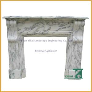 Wholesale Hand Carved Stone Marble Fireplace Mantel from china suppliers