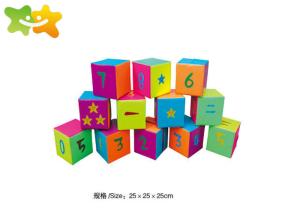 Wholesale Shopping Mall Soft Foam Play Equipment Digital Block Toys Space Saving from china suppliers