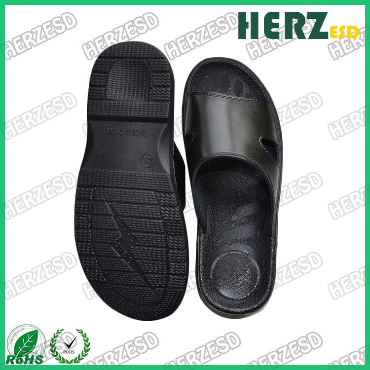 Antistatic SPU Slipper ESD Safety Shoes Anti Slip PU Slipper For Electronic Workshop