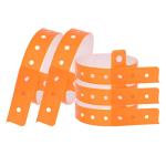 Custom Disposable Wristband Plastic Waterproof Vinyl PVC Neon Fluorescent Color