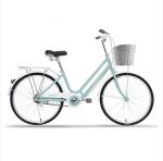 Lightweight White Classic City Bikes for Urban Commutes