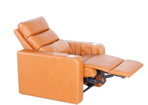 Wholesale Stylish Foam Home Theater Sofa Seating , Media Room Reclining Sofa With Rocking Headrest from china suppliers
