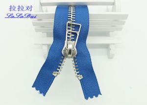 Wholesale Fashion Half Sweater 7 Inch Closed End Zip Light Nickel Teeth Brown Tape Customized from china suppliers