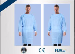 Wholesale High Tensile Strength Disposable Doctor Gowns , Non Woven Disposable Medical Clothing from china suppliers