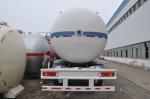 White Color Pressure Vessel LPG Tank Trailer , Stainless Steel Lpg Tank
