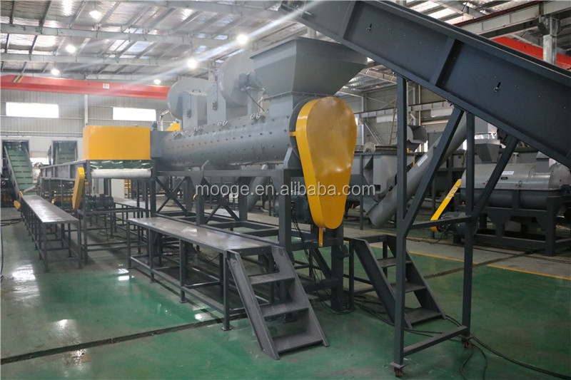 PET Recycling Plastic Dewatering Machine Drying Bottle Crusher