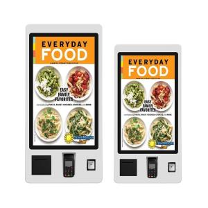 Wholesale Self Service Touch Screen Ordering Kiosk 21.5 Inch 24 Inch 27 Inch Wall Mounterd from china suppliers