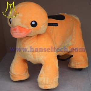 Wholesale Hansel CE certificated coin operated plush moving animal rides for mall from china suppliers