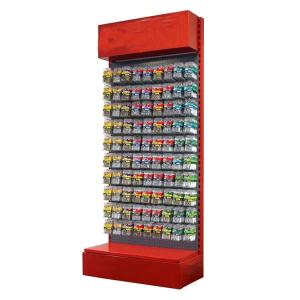 Wholesale Custom Size Color logo red gondola shelving from china suppliers
