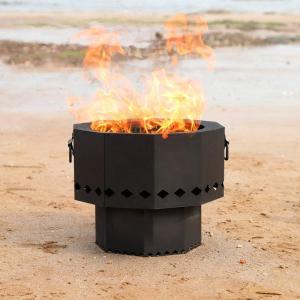 Wholesale Steel Camping 6.36kg Smoke Free Outdoor Fire Pit For BBQ Camping All Season from china suppliers