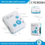 Small gps/gprs mini tracking device RF-V16 mini children gps tracker necklace