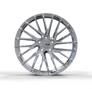 Wholesale Silver 6061 T6 5x120 Chrome Wheels ET30 22 Inch Luxury Rims from china suppliers
