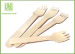 Biodegradable Bulk Wooden Disposable Cutlery 6.3'' Eco Friendly Flatware