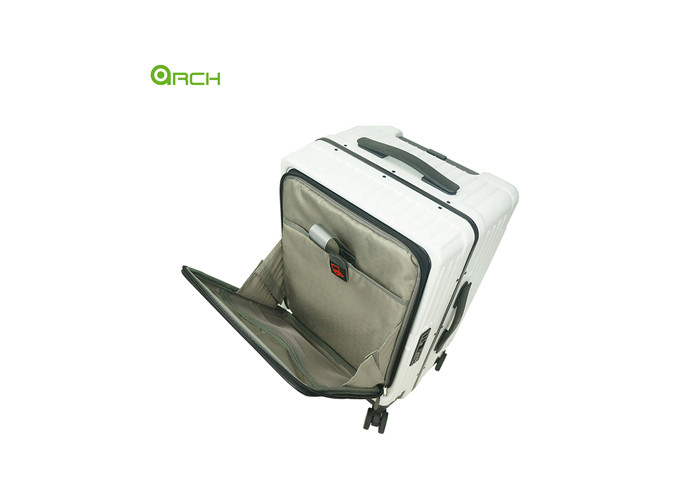 ABS+PC Hard Trolley Case with a Front Pocket and 8 Wheels Spinner Wheels