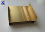 Gold Anodized Kitchen Aluminum Extrusion Profiles For All Aluminum Furnitures