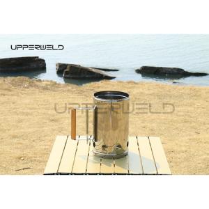 Wholesale Zinc Plated Steel Canister Charcoal Chimney Starter for Portable BBQ Outdoor Cooking from china suppliers