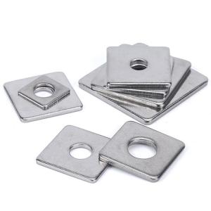 Wholesale Stainless Steel Square Plate Washers OEM Galvanized Large Metal Square Washers from china suppliers