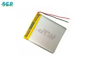 Wholesale Bluetooth Headset Lithium Polymer Lipo Batteries , 3 7v Li Polymer Battery 2000mAh 754650 from china suppliers