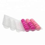Recycled Cookies Plastic Macaron Packaging 21pcs Blister Packaging Tray