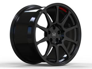 Wholesale Audi R8 Gloss Black 2 Pieces Red Spoke Forged Wheels Aluminum 18-22 Inches from china suppliers
