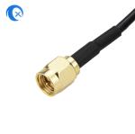 Glass Mount GSM GPRS Antenna , Universal DAB Patch Aerial 3M SMA Cable