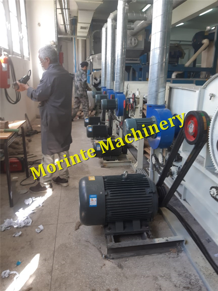 Morinte MT600-250 waste textile carding machine cotton waste recycling machine