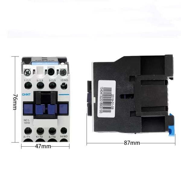 Air Conditioning Contactor AC220V 380V 480V 660V Ac Coil Contactor DIN Rail Mounting
