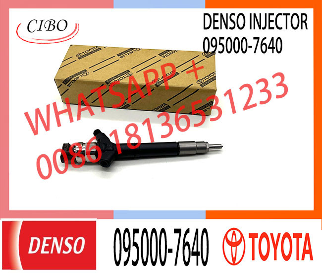 High Quality Diesel Common Rail Fuel Injector 095000-7640 for Corolla Verso Rav4 2AD-FTV 23670-0R170