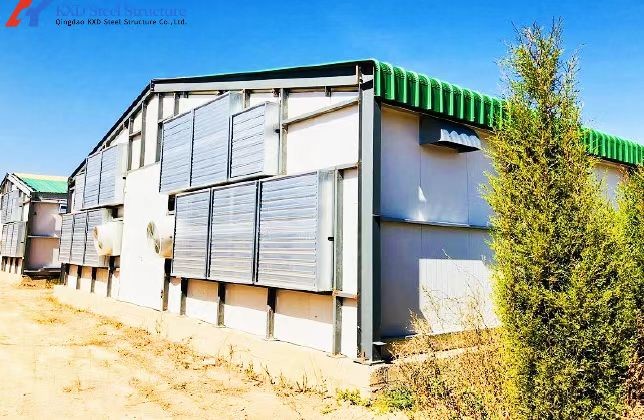 Prefab Steel Structure Poultry Farm Shed Chicken Farm House Building