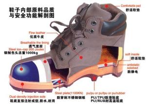 Wholesale Euro 38-46 Size Men's Style Safety Steel Cap Work Shoes Durable Anti - Slip from china suppliers