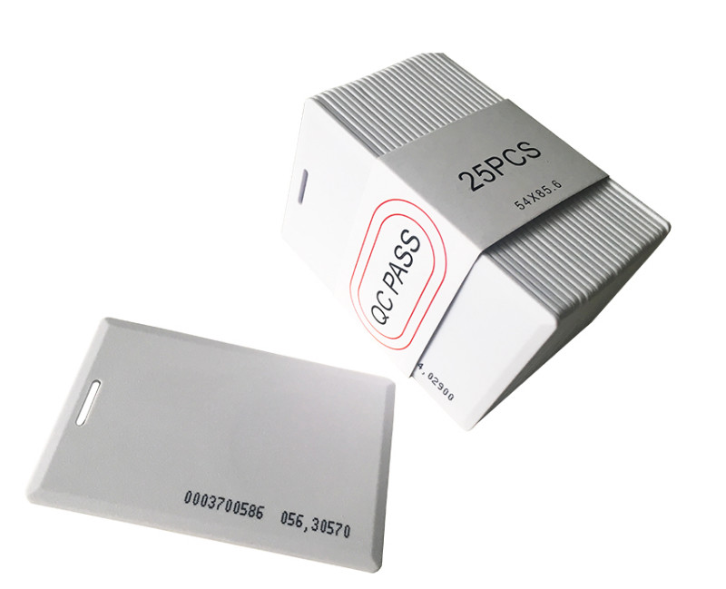 125khz RFID Hotel Room Key Cards With HID Clamshell Anti Scratch ATA5577 Chip