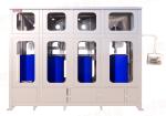 Fully Automatic Chemical Liquid / Sauce / Oil Filling Machine With 7" Touch