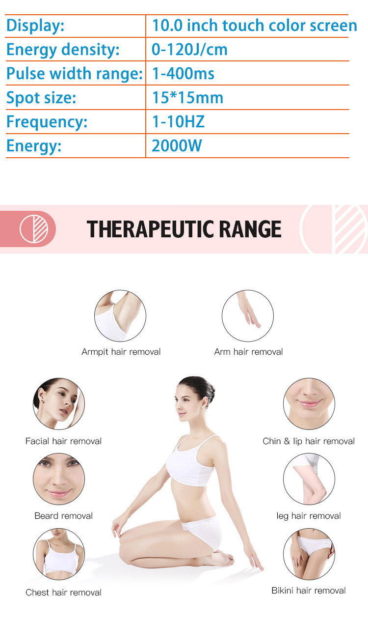 Epilation 808NM Diode Laser Machine Hair Removal Laser System