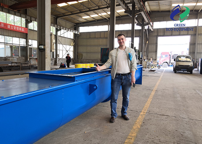 High Stainless Steel Mining Spiral Screw Conveyor For Industrial Powder Transfer