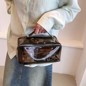Wholesale Shockproof Cosmetic Bag Organizer Lightweight PVC Clear Pouch With Zipper from china suppliers